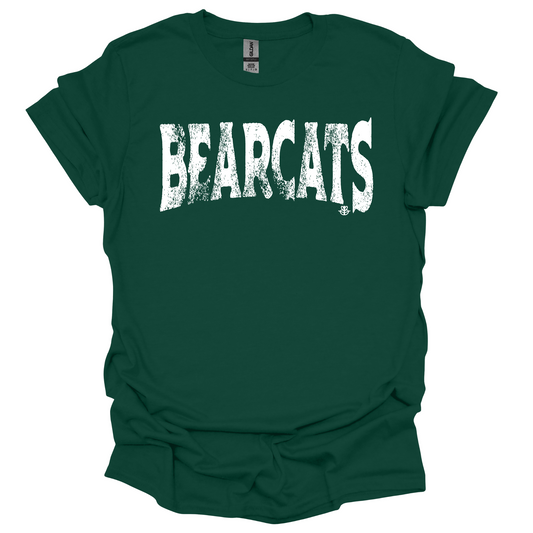 Grunge Mascot-Bearcats Green