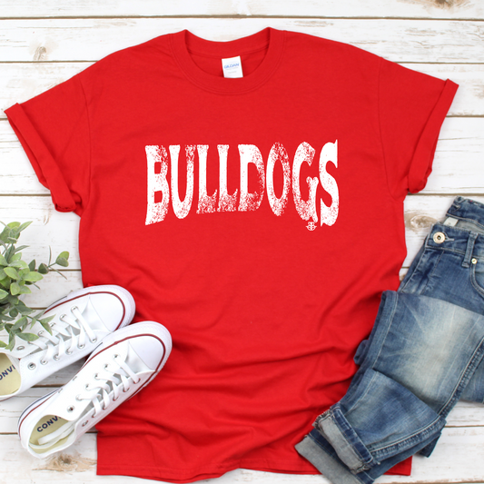 Grunge Mascot- Bulldogs