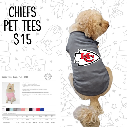 Chiefs Pet Tees