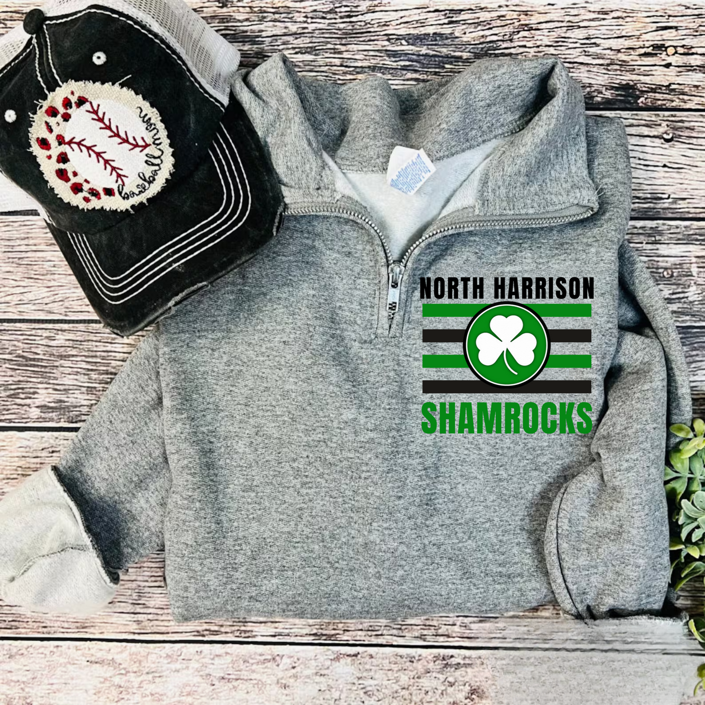 2025 Quarter Zip North Harrison Shamrocks