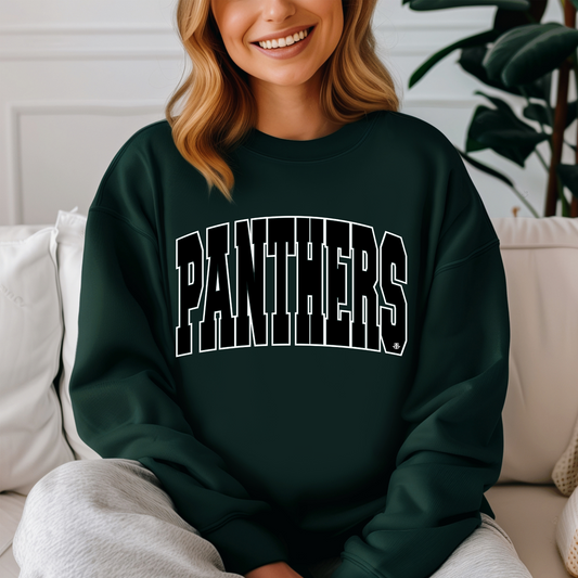 Mascot Sweatshirt- Panthers Green