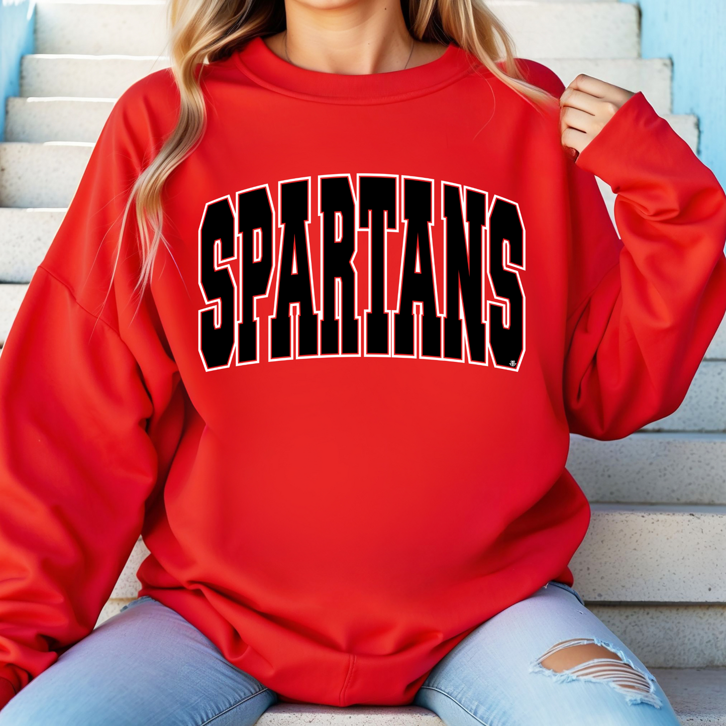 Mascot Sweatshirt- Spartans