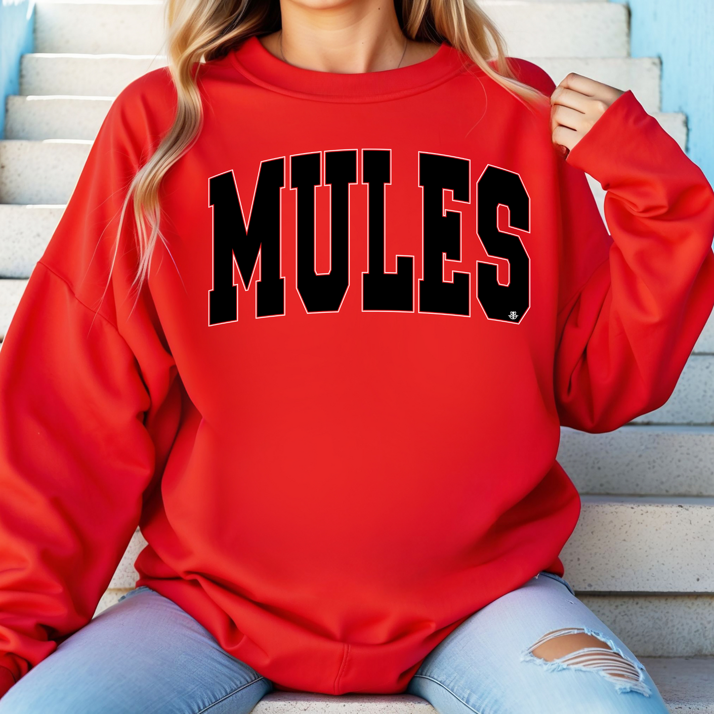 Mascot Sweatshirt-Mules