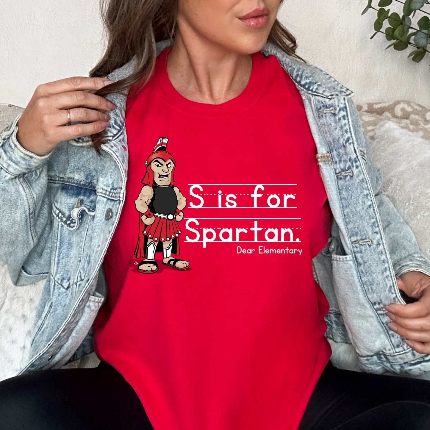 S is for Spartan Teacher Tee